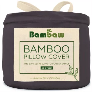 BamBaw Bamboe kussensloop houtskool